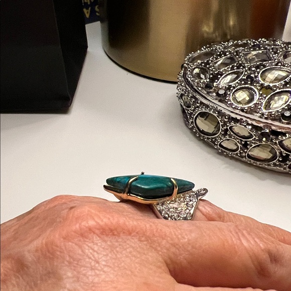 🔮Alexis Bittar Roxbury Crystal Ring sz7 - Picture 10 of 11